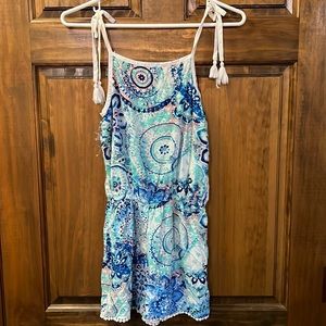 Justice girls adjustable romper